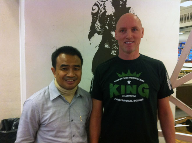 Sawaeng Thaweekoon och Fredrik Johnson.
